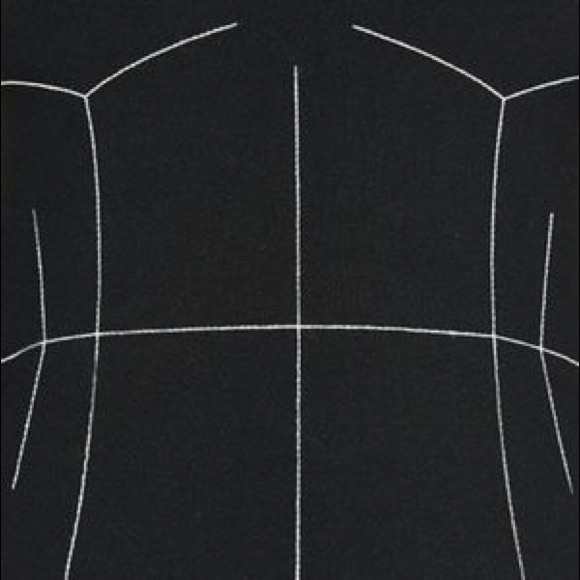 Zara White Topstitch Open Back Black Dress - Picture 8 of 9